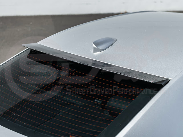 2013-2018 Cadillac ATS ATS-V Sedan Carbon Fiber Rear Roof Top Window Spoiler